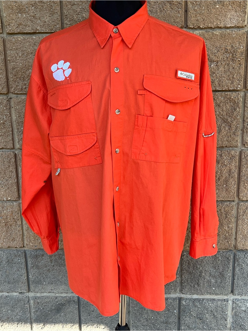 University of Clemson Columbia (PFG) Outdoors, Fishing Shirt. XXL/2TG